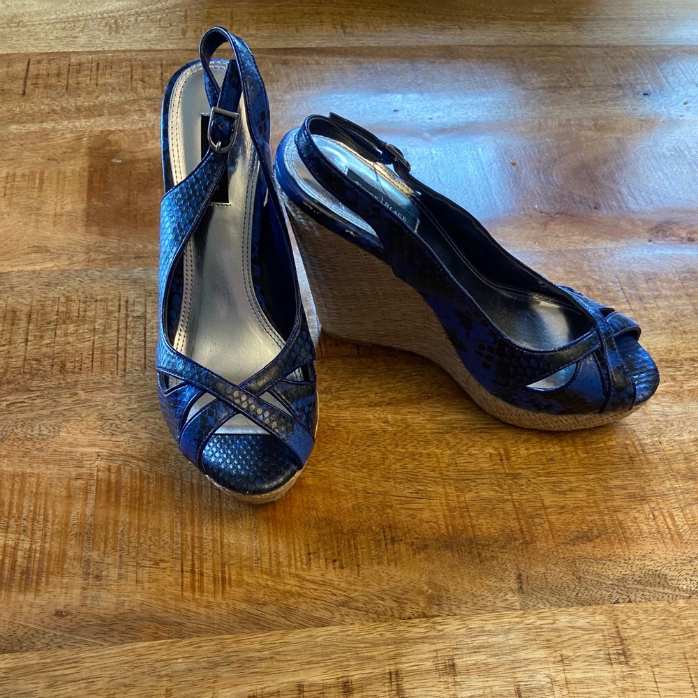 White House Black Market wedge sandals